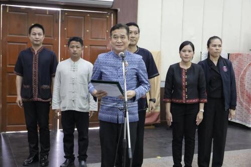 พช.กาฬสินธุ์ จัดประกวดผ้าลายพระราชทาน "ผ้าลายขอสมเด็จ-เจ้าฟ้า" และ "ผ้าลายบุปผาบรมราชินีนาถ" และงานหัตถกรรมระดะบจังหวัด ประจำปี 2569
